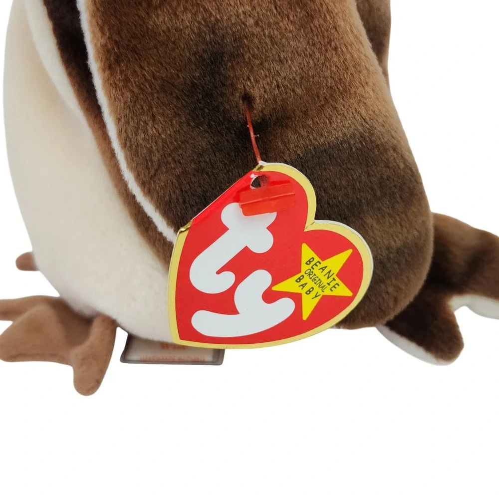 Ty Beanie Baby Wise the Owl Graduation Class of 1998 Brown Plush with Cap Tassel
